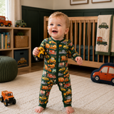 Honk Beep Vroom! - Convertible Bamboo Romper