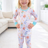 Mermaid Cove - Long Sleeve Bamboo Pajama Set image 0