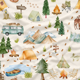 Gone Camping - Convertible Bamboo Romper image 1