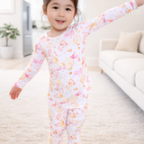 Unicorn Dreams - Long Sleeve Bamboo Pajama Set image 0