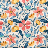 Blooming Happy - Convertible Bamboo Romper image 1