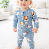 Snoozin' Zoo - Convertible Bamboo Romper image 0