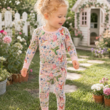 Secret Garden - Long Sleeve Bamboo Pajama Set