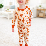 Foxes and Acorns - Long Sleeve Bamboo Pajama Set image 2