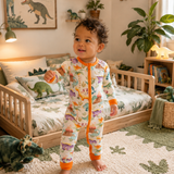 Dinoland - Convertible Bamboo Romper