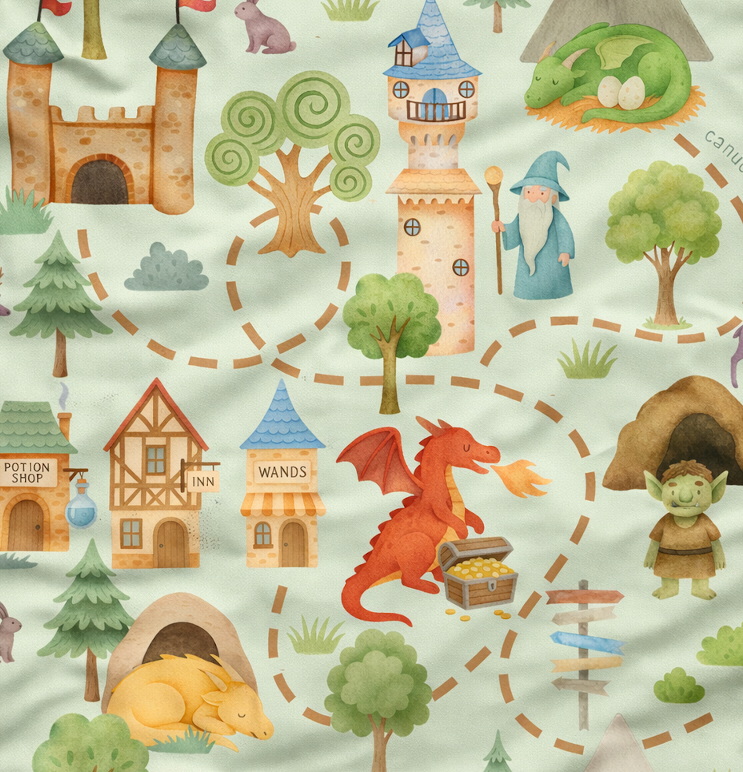 Fantasy Adventure - Convertible Bamboo Romper image 1