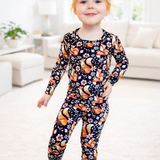 Foxy Florals - Long Sleeve Bamboo Pajama Set image 0