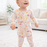 Unicorn Dreams - Convertible Bamboo Romper image 0