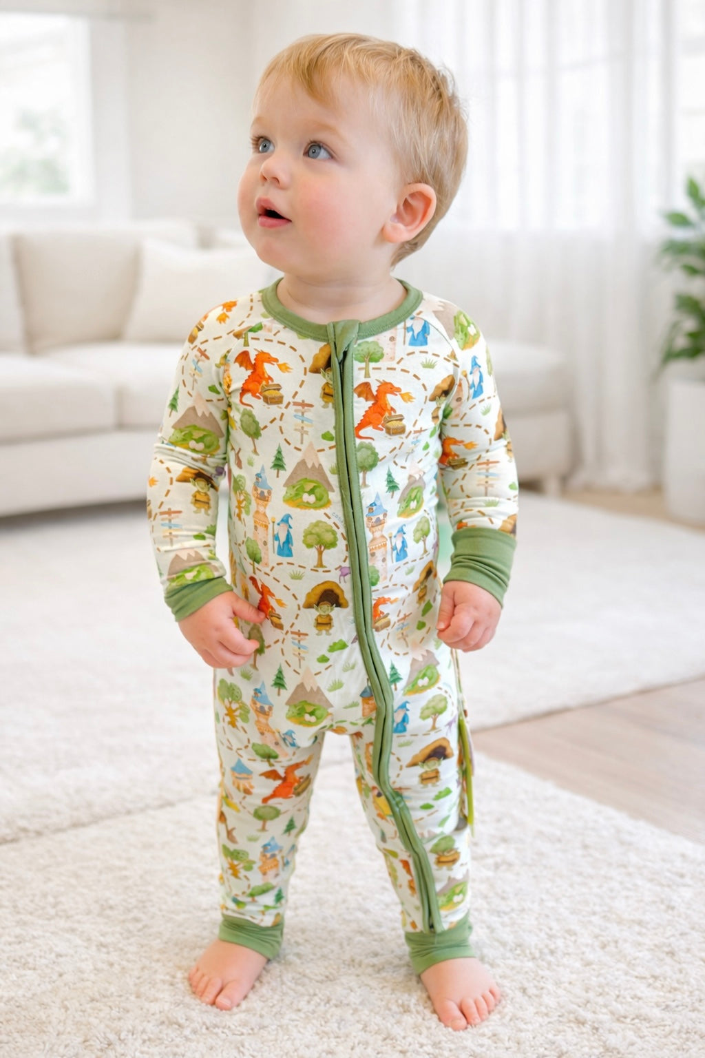 Fantasy Adventure - Convertible Bamboo Romper image 0