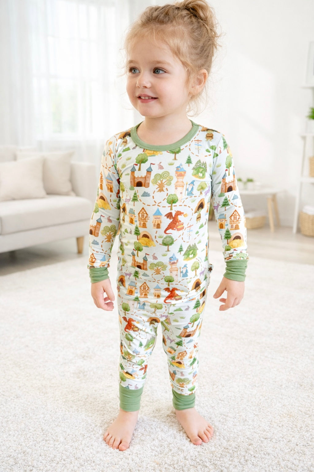 Fantasy Adventure - Long Sleeve Bamboo Pajama Set image 0