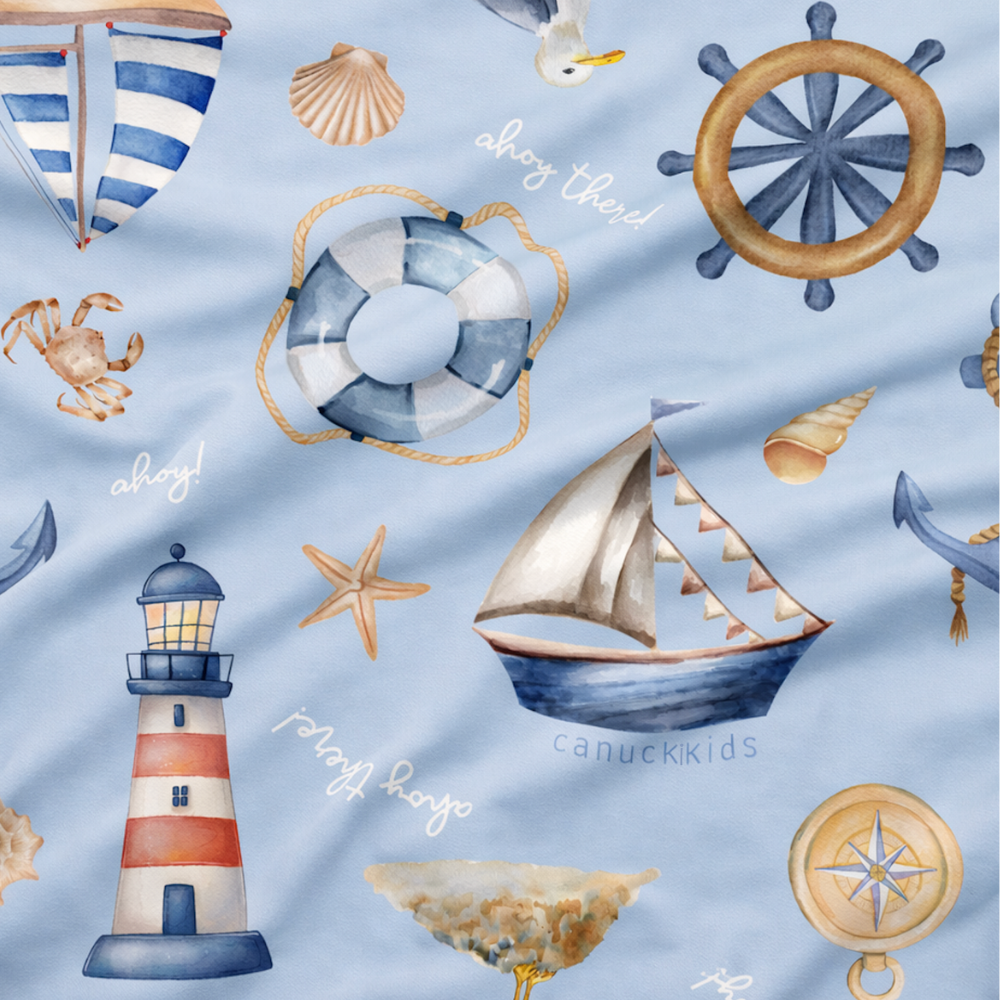 Ahoy! - Long Sleeve Bamboo Pajama Set image 1