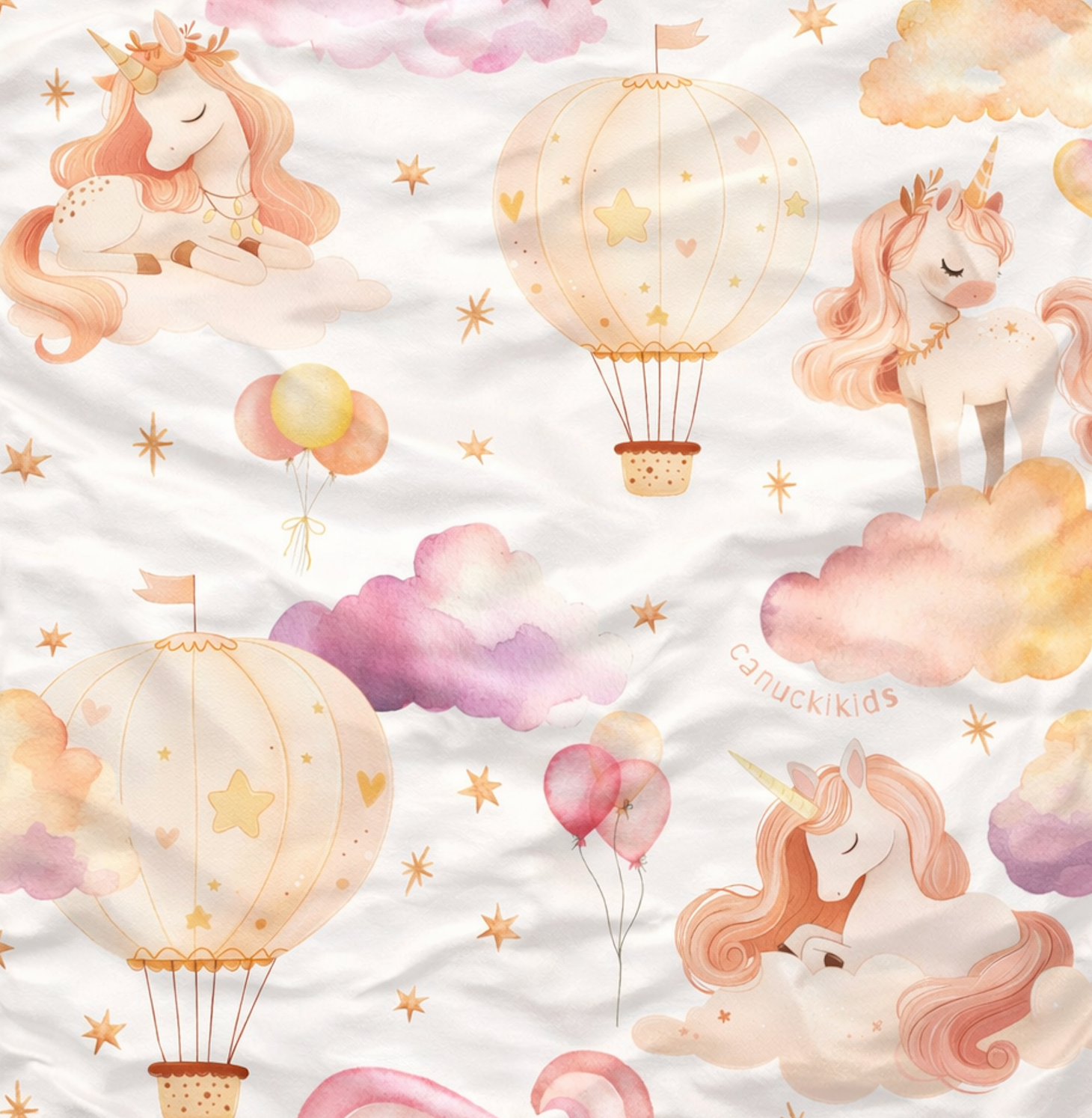 Unicorn Dreams - Convertible Bamboo Romper image 1