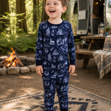 Into the Wilderness - Long Sleeve Bamboo Pajama Set