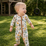 Gone Camping - Convertible Bamboo Romper