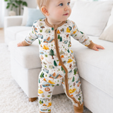 Gone Camping - Convertible Bamboo Romper image 0