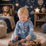 Snoozin' Zoo - Convertible Bamboo Romper