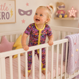 Superhero Adventure Girls - Footless Short Sleeve Bamboo Romper