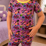 Superhero Adventure Girls - Short Sleeve Bamboo Pajama Set