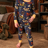 Spooky Dragon Riders - Long Sleeve Bamboo Pajama Set