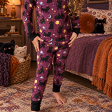 Lucky Black Cat - Long Sleeve Bamboo Pajama Set