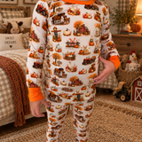 Autumn Farm - Long Sleeve Bamboo Pajama Set