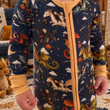 Spooky Dragon Riders - Convertible Bamboo Romper