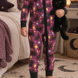 Lucky Black Cat - Convertible Bamboo Romper