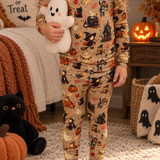 Spooky Season - Long Sleeve Bamboo Pajama Set