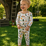 Gone Camping - Long Sleeve Bamboo Pajama Set