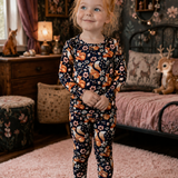 Foxy Florals - Long Sleeve Bamboo Pajama Set