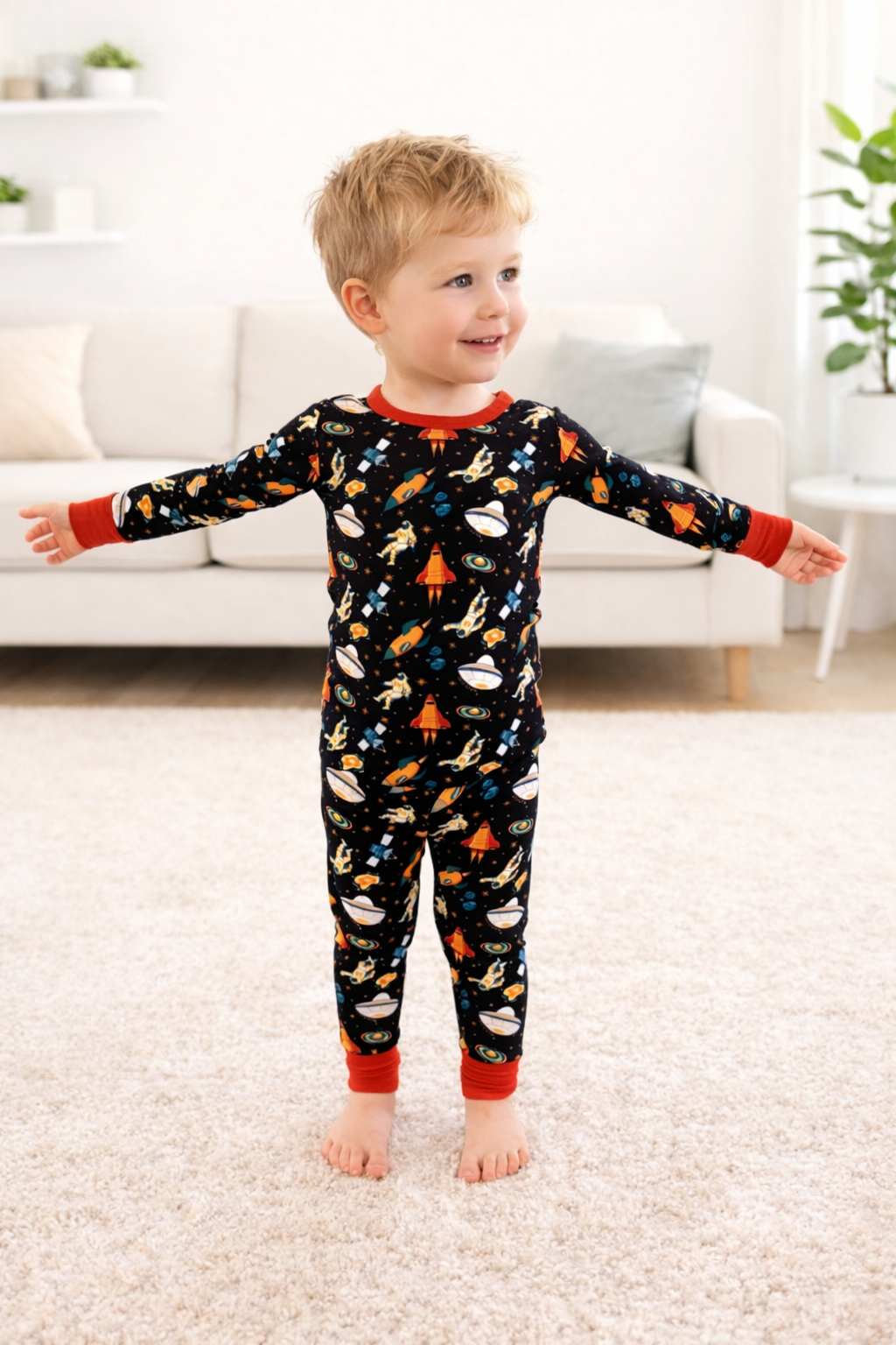 Far Out - Long Sleeve Bamboo Pajama Set image 0