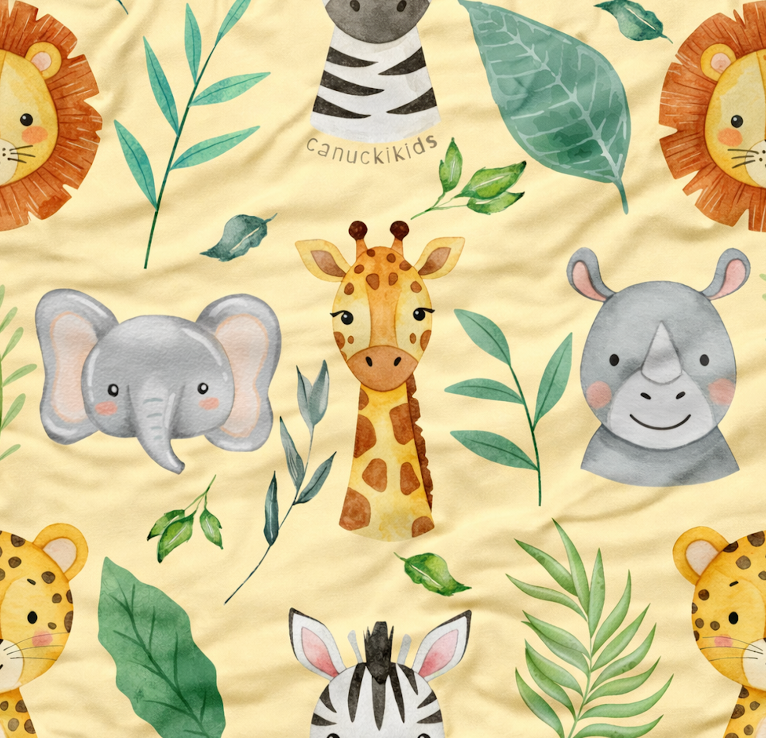 On Safari - Long Sleeve Bamboo Pajama Set image 1