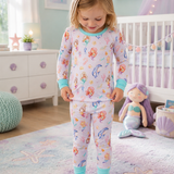 Mermaid Cove - Long Sleeve Bamboo Pajama Set