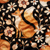 Foxy Florals - Long Sleeve Bamboo Pajama Set image 1