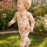 Botanical Bunnies - Convertible Bamboo Romper