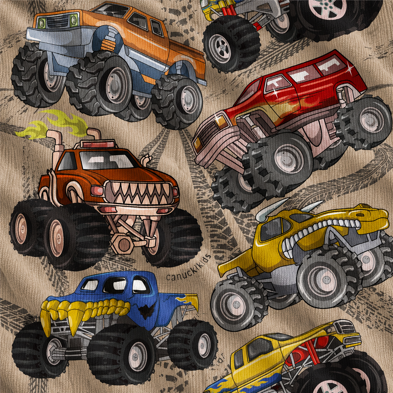 Monster Trucks - Loungewear Shorts Sets